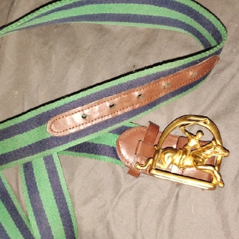 Green and Brown Men's Bag by Unknown Brand